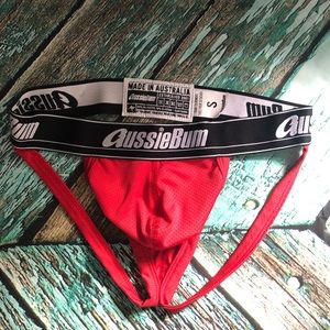 Men’s Red Aussie Bum Jockstrap